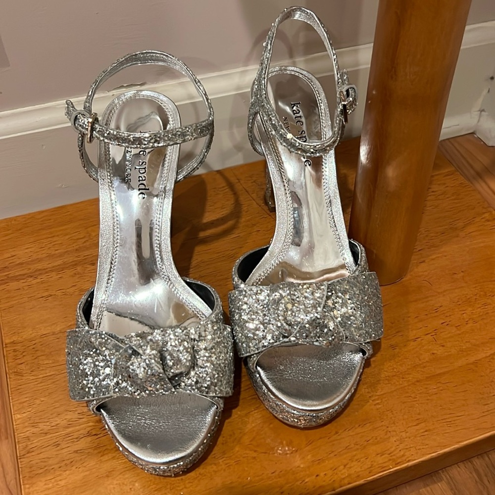 Kate Spade Gold/Silver Heels